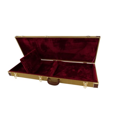 Estuche Guitarra Eléctrica Rectangular Tweed APCTWD