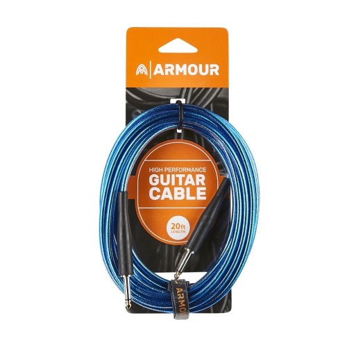 CABLE JACK - JACK 6M AZUL TRANSPARENTE GC20B