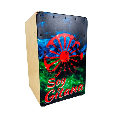 ▷ Cajón Flamenco "Soy Gitana" de Abedul