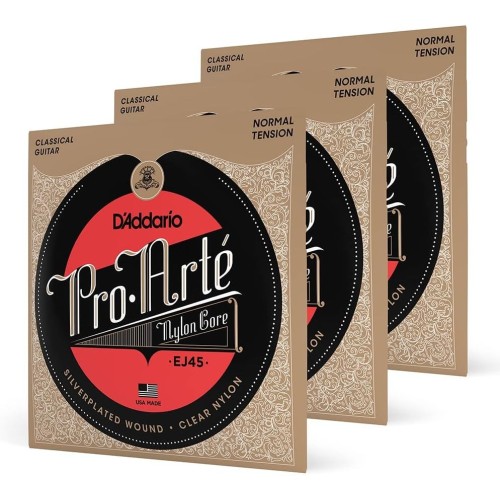 D´Addario EJ45 Pro-Arté Juego de Cuerdas guitarra Clásica-Flamenca. Pack