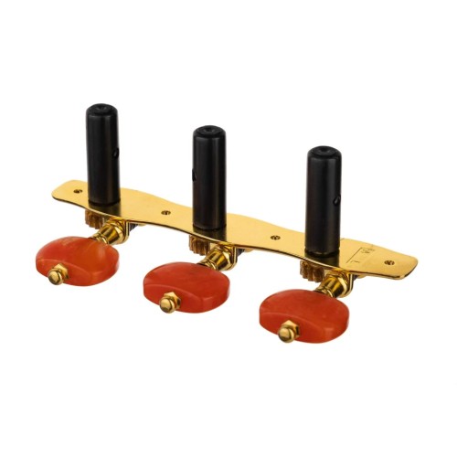 Clavijero Alice para guitarra clásica oro y coral esmaltado