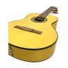 Guitarra flamenca Modesto Malla "Manuela" blanca /D autoamplificada Double OS1