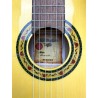 Guitarra flamenca Modesto Malla "Manuela" blanca /D autoamplificada Double OS1