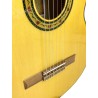Guitarra flamenca Modesto Malla "Manuela" blanca /D autoamplificada Double OS1