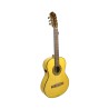 Guitarra flamenca Modesto Malla "Manuela" blanca /D autoamplificada Double OS1
