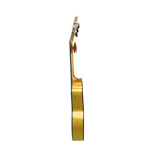 Guitarra flamenca Modesto Malla "Manuela" blanca /D autoamplificada Double OS1