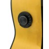 Guitarra flamenca Modesto Malla "Manuela" blanca /D autoamplificada Double OS1
