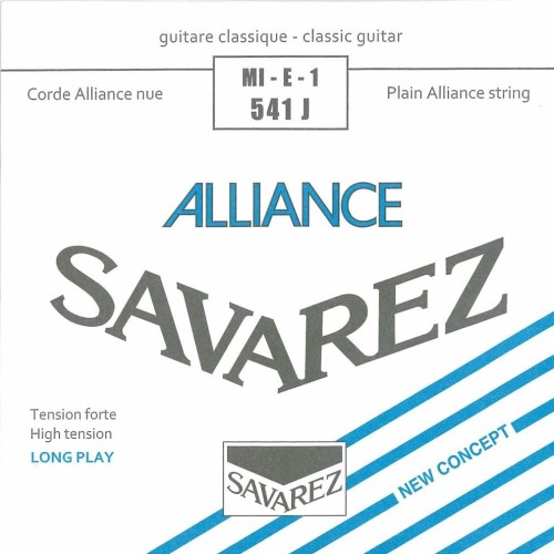 Cuerda 1ª (Mi) Savarez Alliance Azul 541J Tensión Alta