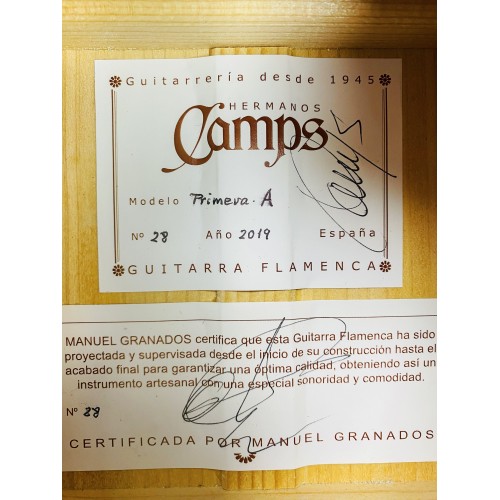 Guitarra Flamenca Camps Primera-A 2019