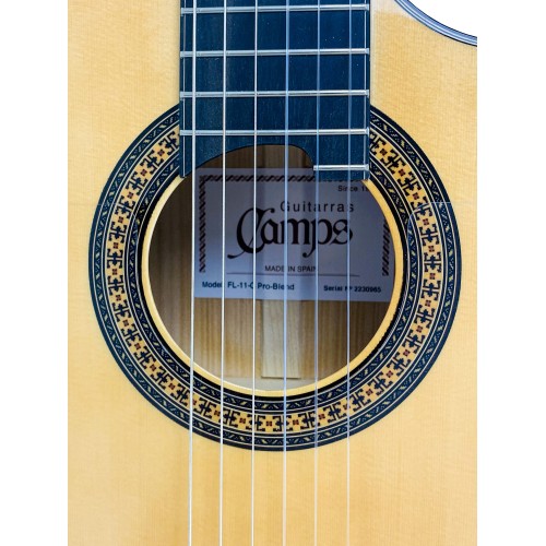 Guitarra Flamenca Camps FL-11C Pro Blend Electrificada