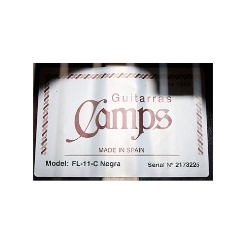 Guitarra Flamenca Camps FL-11-C Negra Pro-Blend