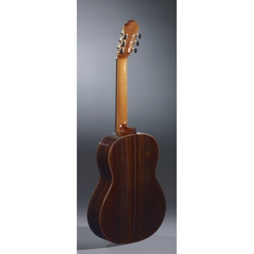 GUITARRA FLAMENCA HERMANOS SANCHIS PS ROJA CON TAPA DE CEDRO Y ESTUCHE FOAM